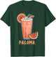 Refreshing illustration of the cocktail drink Paloma T-Shirt - T-Shirt | Forest
