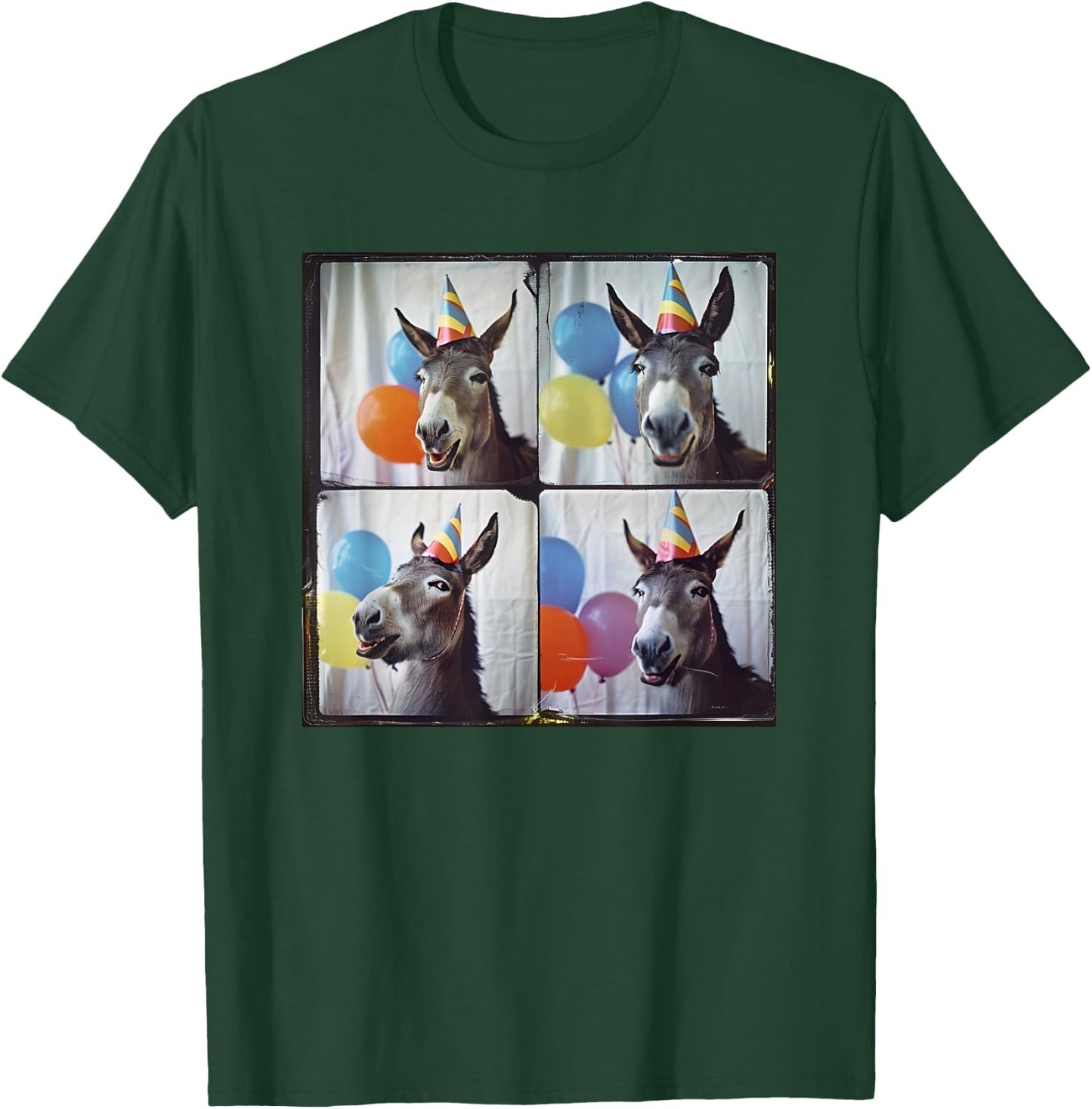 Donkey Lover Men Women Kids Farm Animal Birthday T-Shirt - T-Shirt | Forest