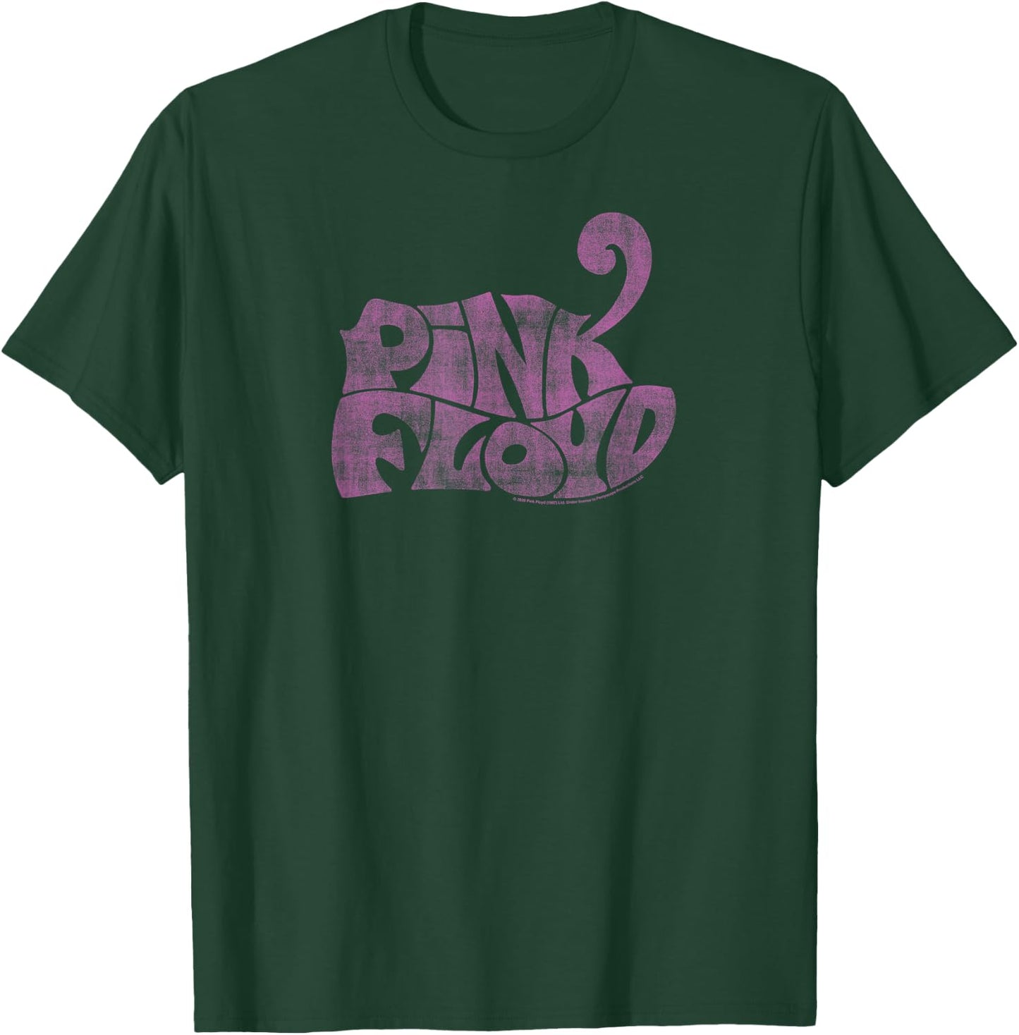 Black Pink Floyd Vintage : Classic Fit, Round Neck, Adult, Short Sleeve, Casual T-Shirt - T-Shirt | Forest