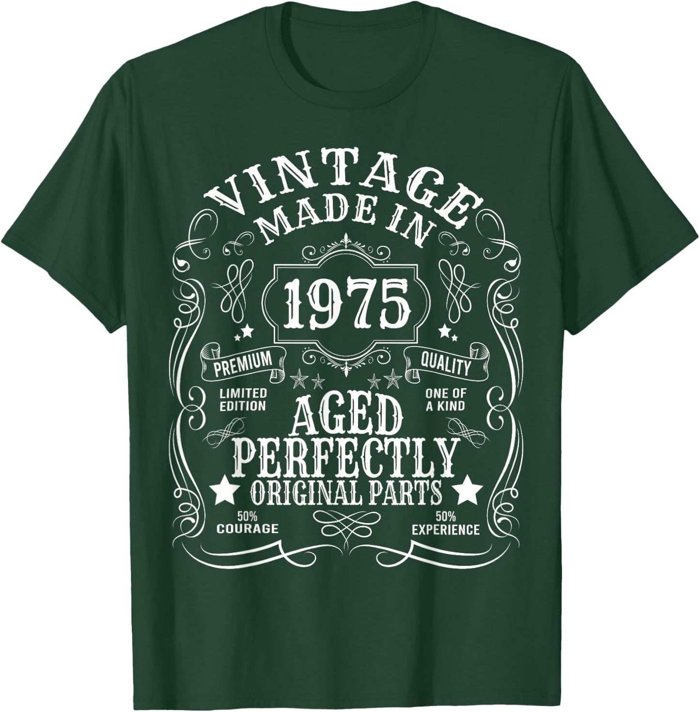 51st Birthday Man Woman 51 Years Decoration 1975 Gift Funny T-Shirt - T-Shirt | Forest