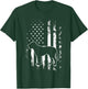 American US Flag Bull Mastiff T-Shirt - T-Shirt | Forest
