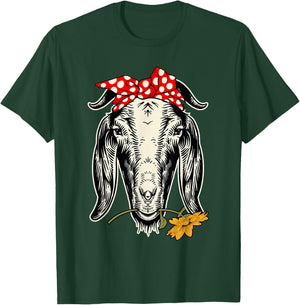 Bandana Goat - Farm Animal Whisperer Farmer Rancher Farming T-Shirt - T-Shirt | Forest