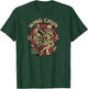 Wing Chun Wooden Dummy featuring the Crane and Snake T-Shirt - T-Shirt | Forest