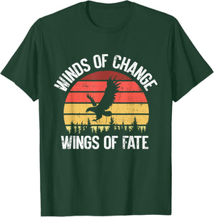Winds of Change Wings of Fate Falconry T-Shirt - T-Shirt | Forest