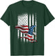American Flag Eagle 4th Of July Independence Day Patriotic T-Shirt - T-Shirt | Forest