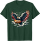 Eagle Hotdog 4th of July Patriotic American Flag Usa T-Shirt - T-Shirt | Forest