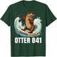 Surfing Otter 841 California Sea Otter 841 T-Shirt - T-Shirt | Forest