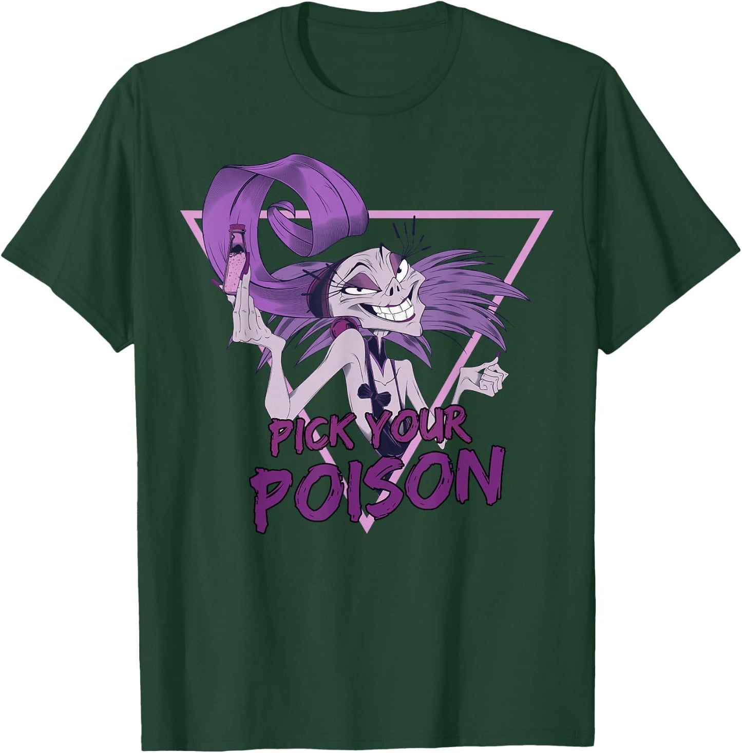 Disney Villains Yzma Pick Your Poison Portrait Small T-Shirt - T-Shirt | Forest