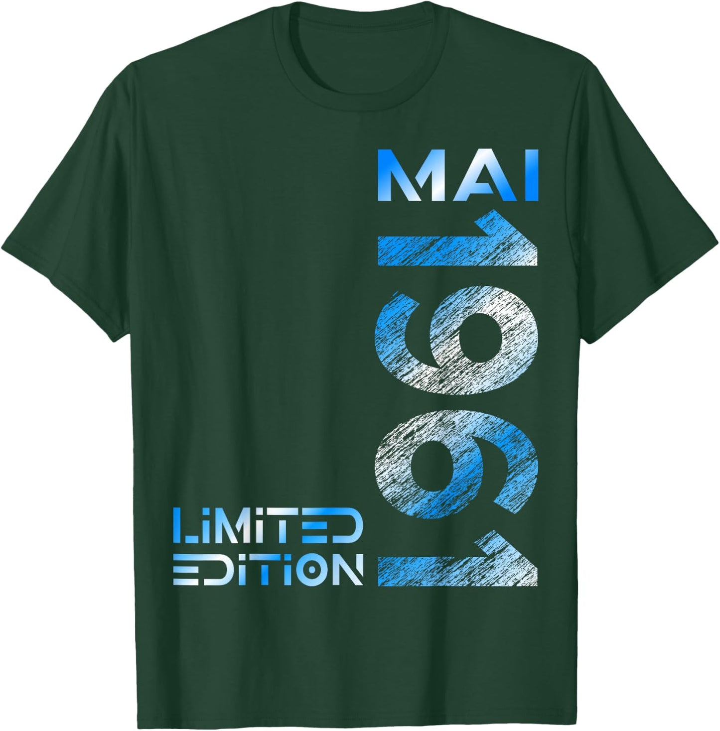 Limited Edition Mai 1961 Mann Frau 65. Geburtstag T-Shirt - T-Shirt | Forest