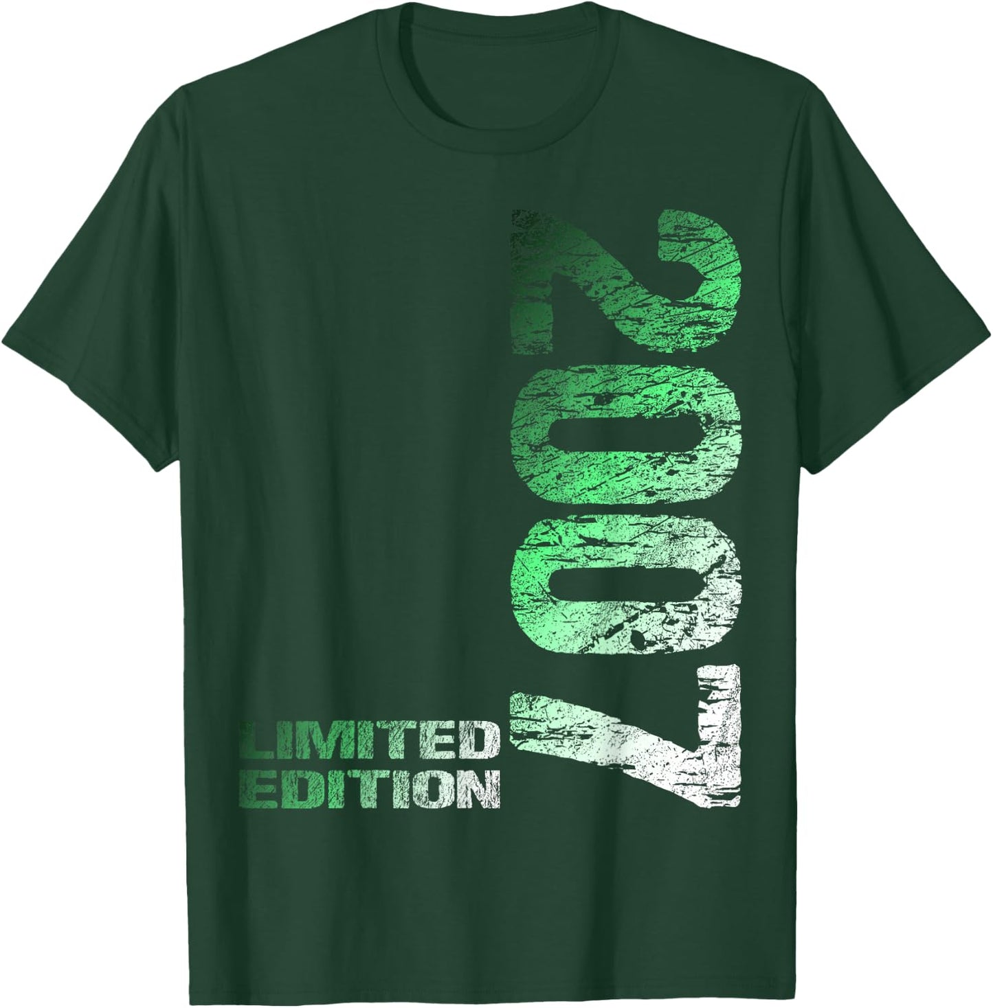 16th Birthday 2007 Limited Edition Boy Girl , black T-Shirt - T-Shirt | Forest
