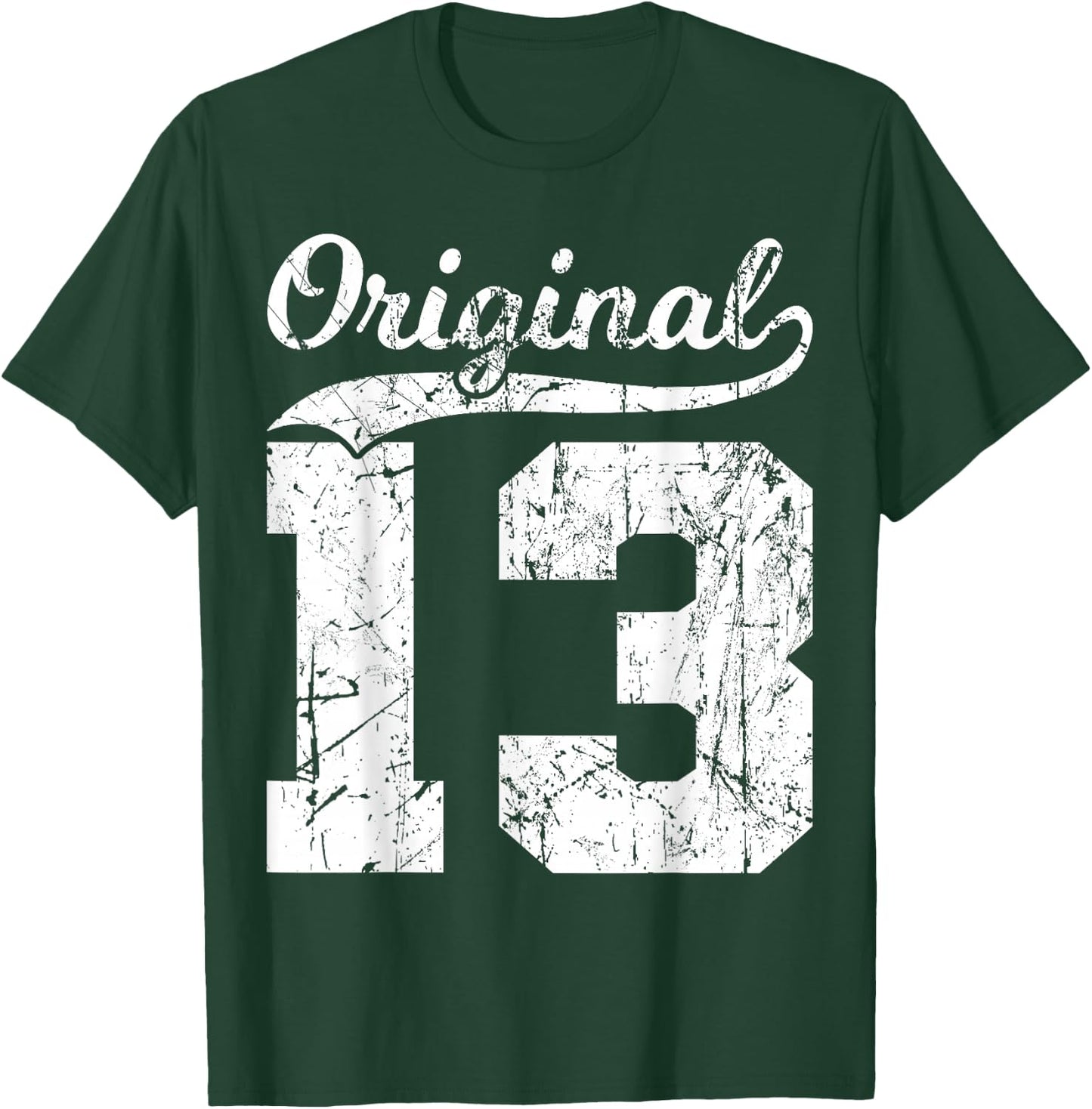 13 Original 11 Years Boy Girl Birthday , black T-Shirt - T-Shirt | Forest
