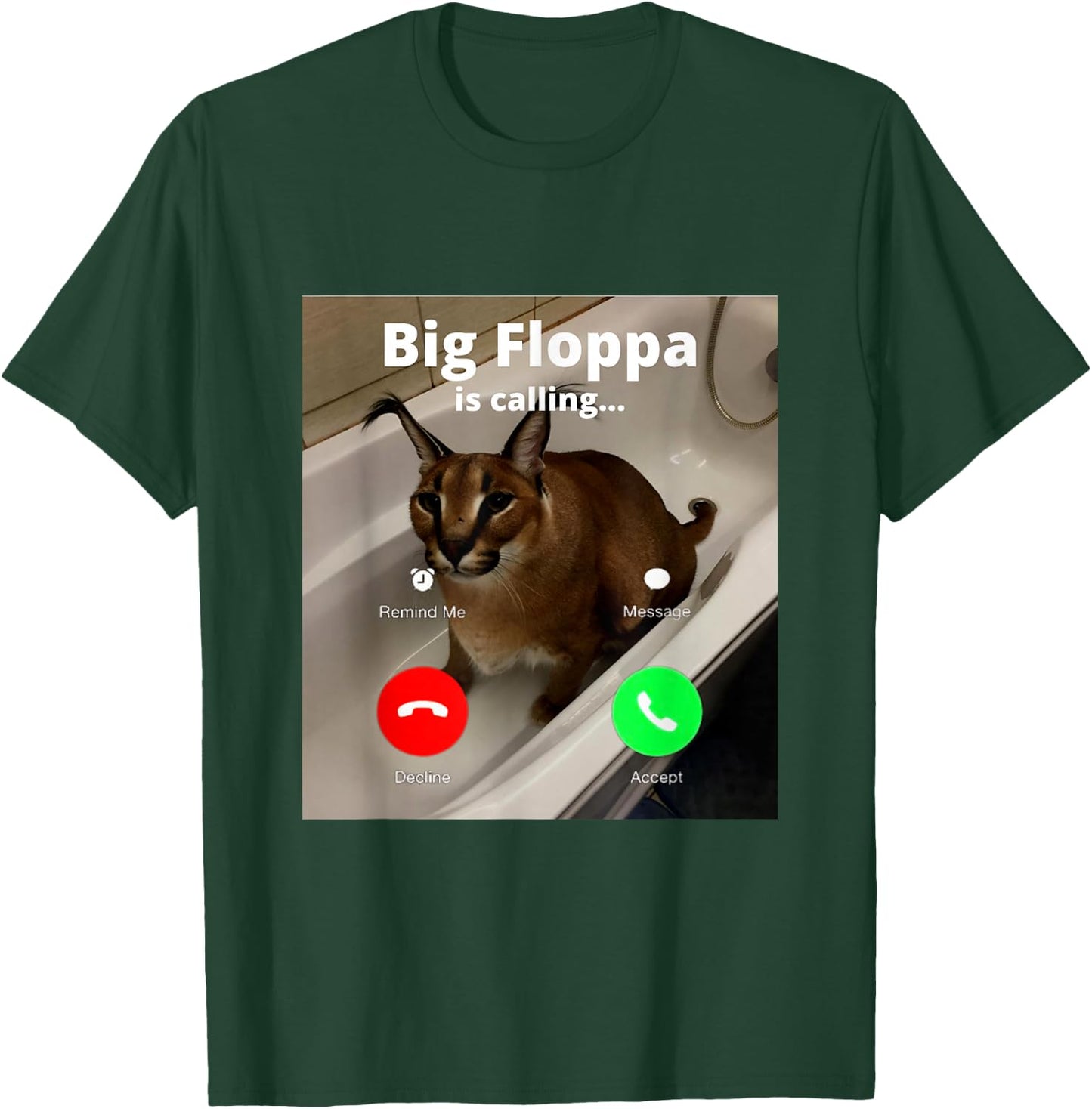 Lustiger Big Floppa Mein geliebter Big Floppa ruft Meme Cat T-Shirt - T-Shirt | Forest
