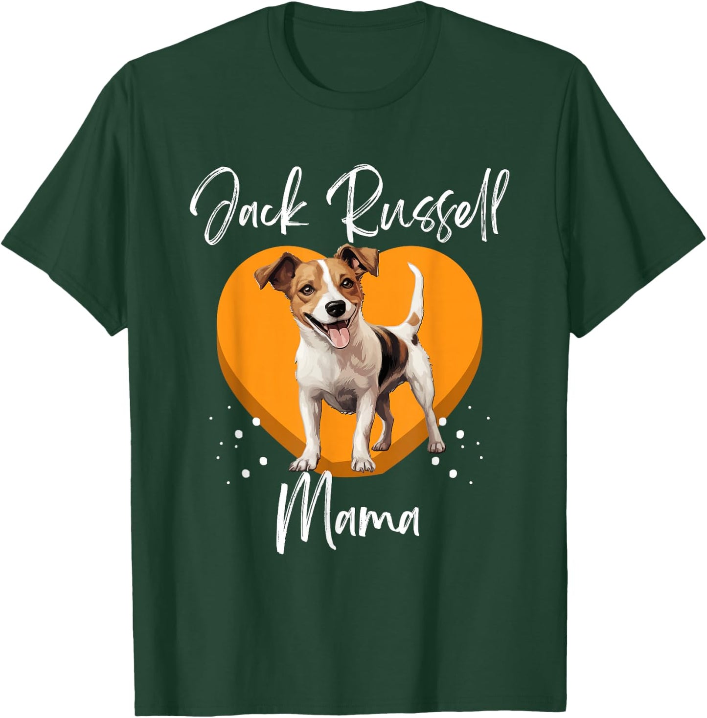 Jack Russell Terrier Dog Jack Russel Mama T-Shirt - T-Shirt | Forest