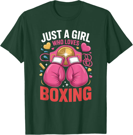 Girls Boxing T-Shirt - T-Shirt | Forest