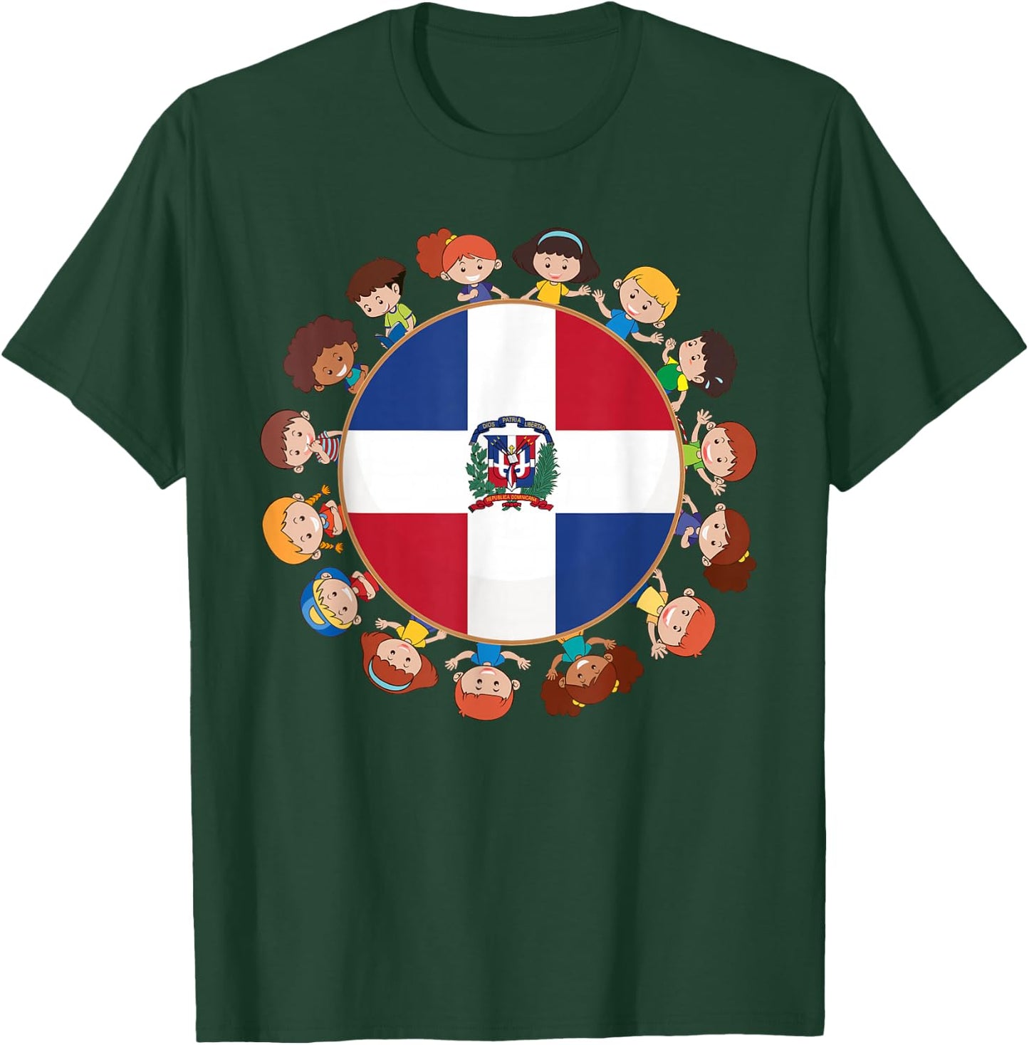 Dominican Republic Hispanic Heritage Month Dominicana Kids T-Shirt - T-Shirt | Forest