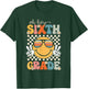 Sixth Grade Oh Hey Smile Retro Back To School 6th Grade T-Shirt - T-Shirt | Forest