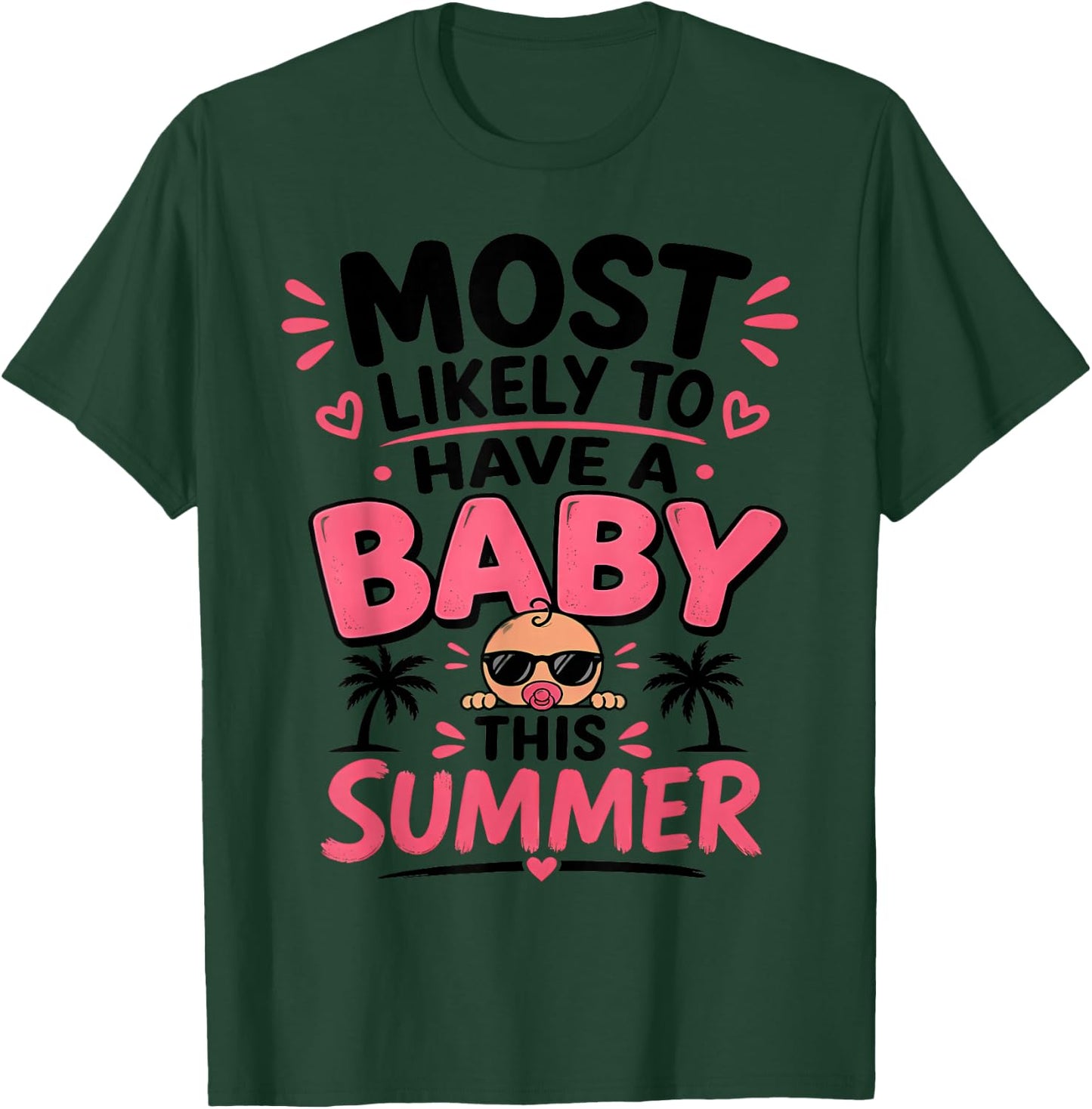 Funny Astrology Pregnancy Announcement Retro Mom-to-Be Desig T-Shirt - T-Shirt | Forest