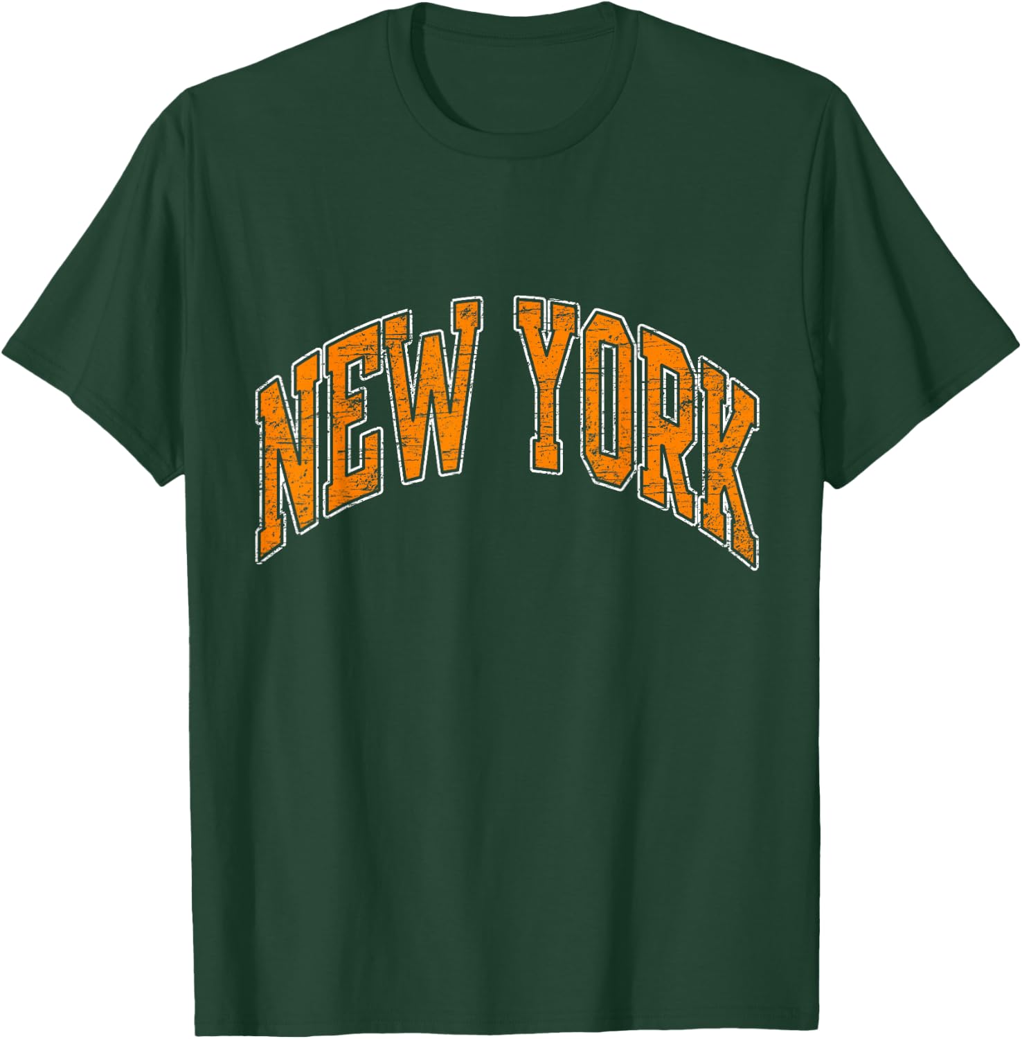 New York Vintage Retro Varsity Men Girl Women Kids Adult T-Shirt - T-Shirt | Forest