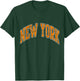 New York Vintage Retro Varsity Men Girl Women Kids Adult T-Shirt - T-Shirt | Forest