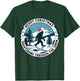 Merry Christmas Squatching Through the Snow Bigfoot Santa T-Shirt - T-Shirt | Forest