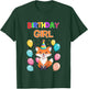 Girld Fox Birthday TShirtz & More Fox Birthday Shirt Girls Fox Lover Birthday Girl T-Shirt - T-Shirt | Forest