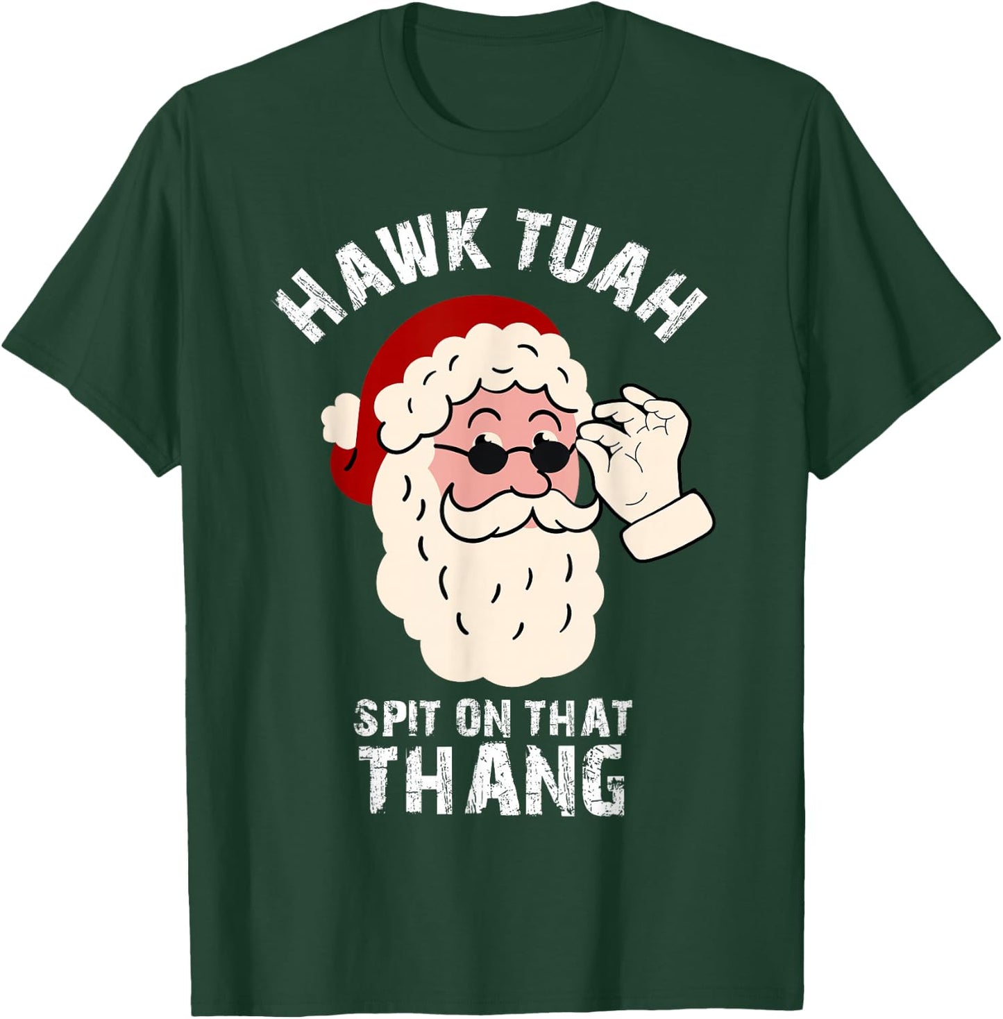 Summer Santa Christmas In July Hawk Tuah Spit on That Thang Women T-Shirt - T-Shirt | Forest