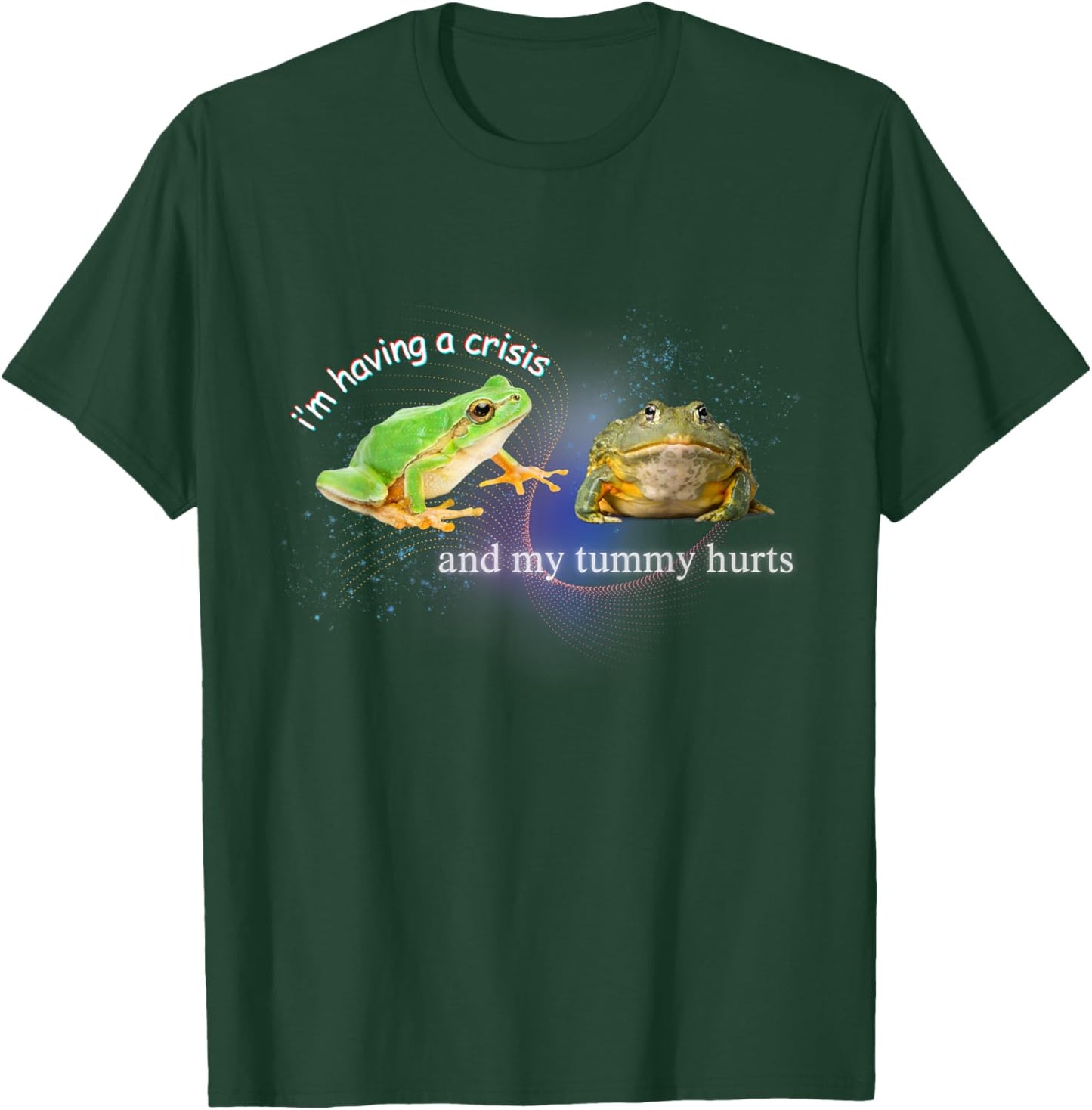Funny Frog Toad Cursed Meme Absurdist Space Dank Aesthetic T-Shirt - T-Shirt | Forest