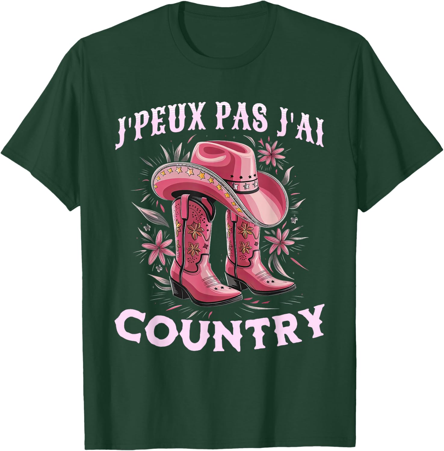 Women's Country Humour Dance Country Western T-Shirt - T-Shirt | Forest