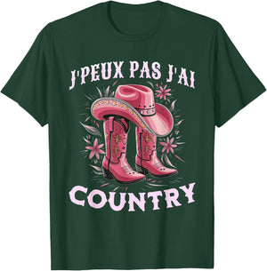 Women's Country Humour Dance Country Western T-Shirt - T-Shirt | Forest