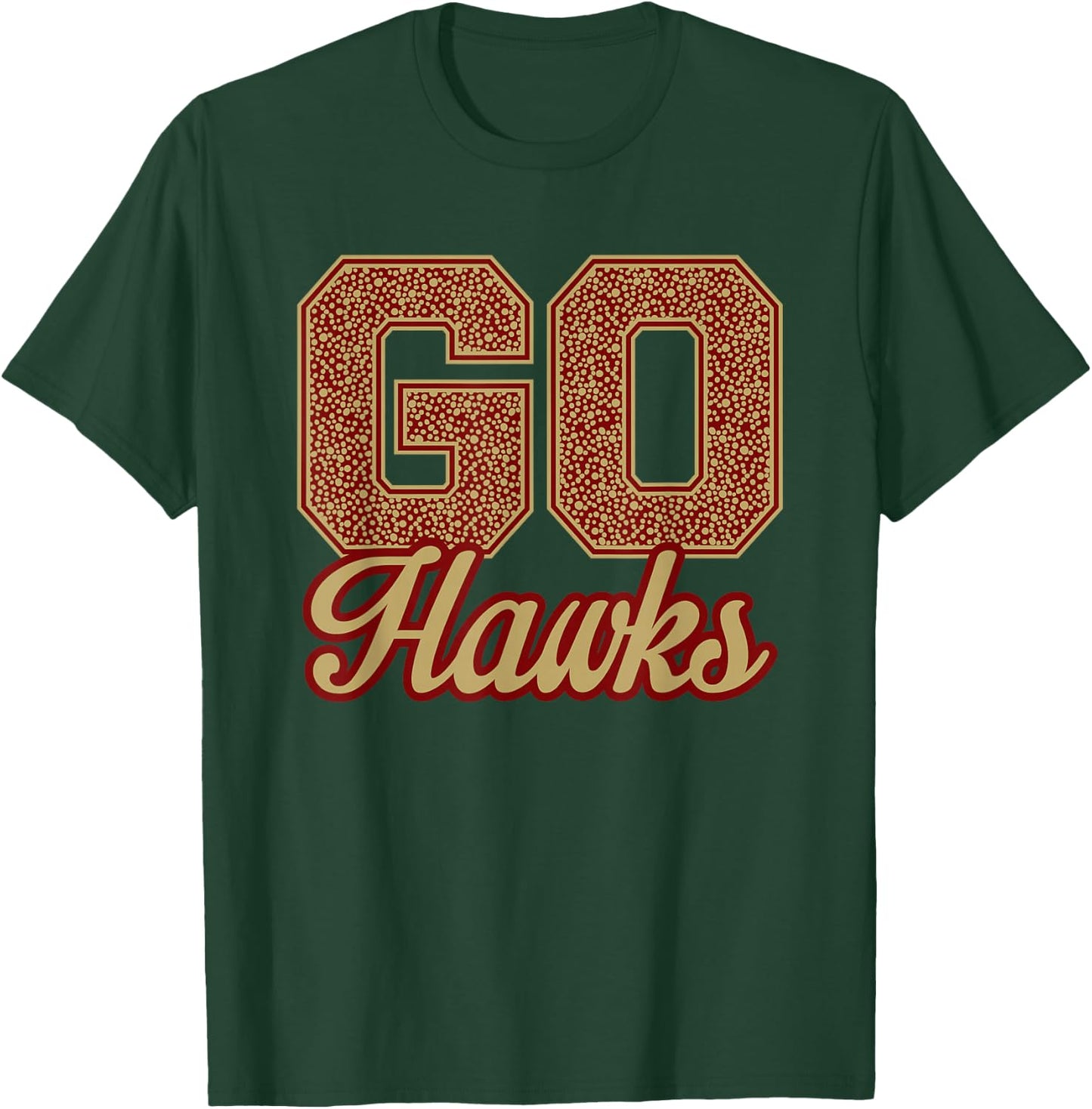 Mill Creek Hawks GO! School Pride T-Shirt - T-Shirt | Forest