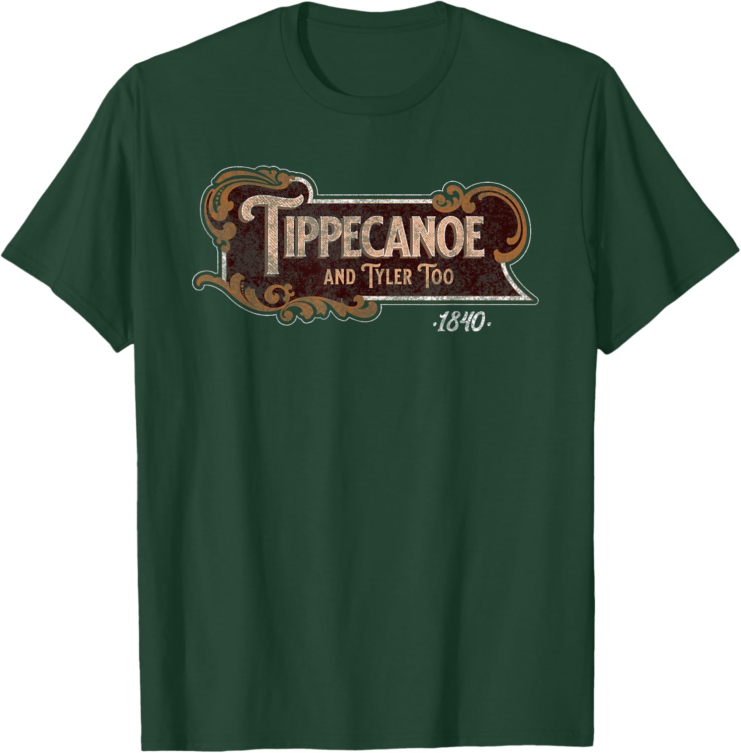 Tippecanoe And Tyler Too American History Harrison T-Shirt - T-Shirt | Forest