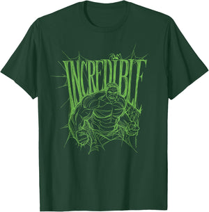 Marvel Studios Spider-Man BND Movie 2026 Incredible Hulk Web T-Shirt - T-Shirt | Forest