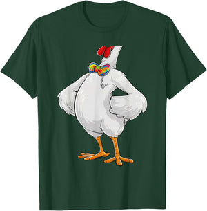 Chicken Costume Body Funny Farm Animal Farming Halloween T-Shirt - T-Shirt | Forest