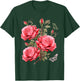 Gärtner Flower Rosenstrauß mit rosa Rosen und Rosenblüten T-Shirt - T-Shirt | Forest