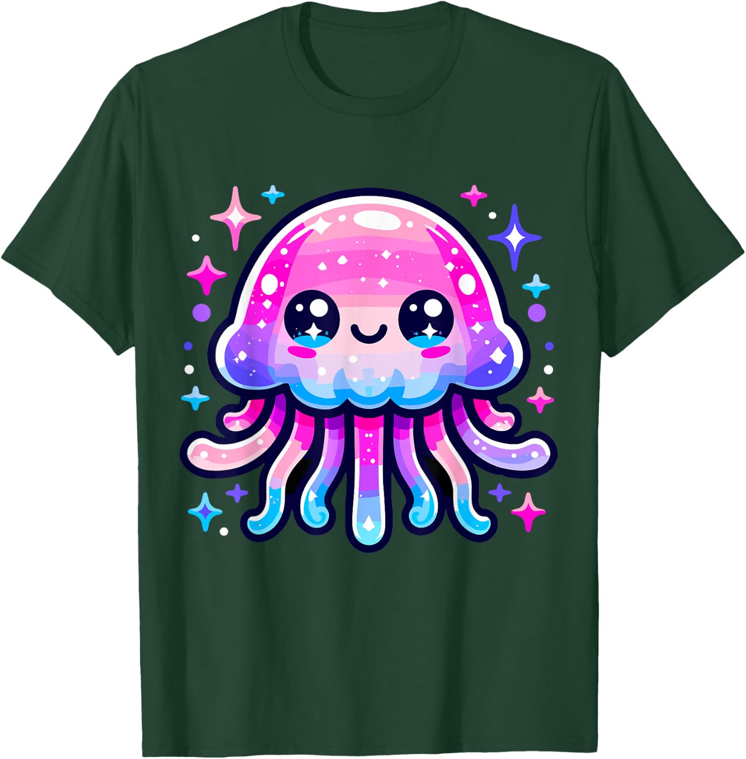 Cute Jellyfish Kawaii T-Shirt - T-Shirt | Forest