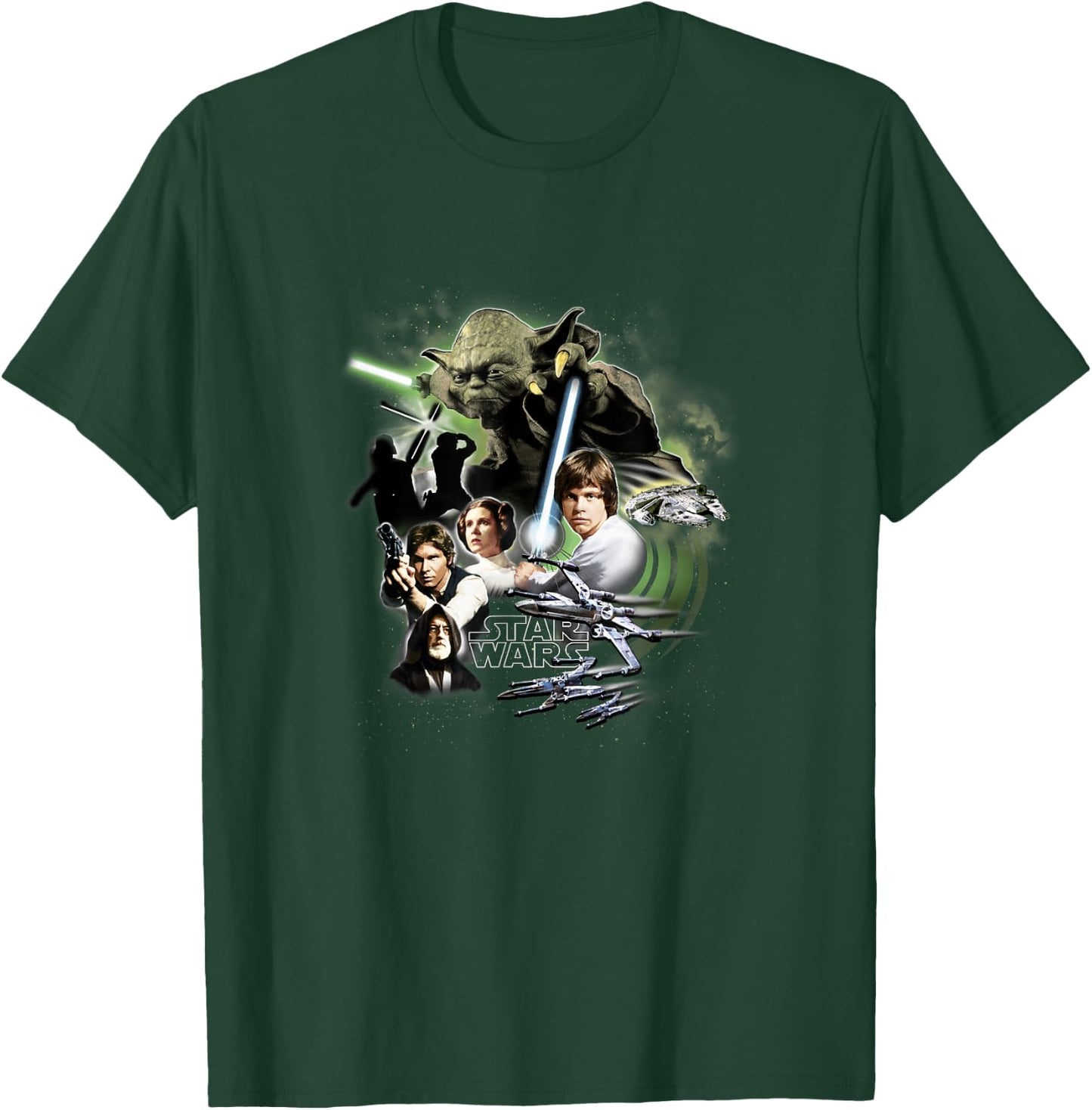 Star Wars Classic Trilogy Rebel Alliance Group Collage T-Shirt - T-Shirt | Forest