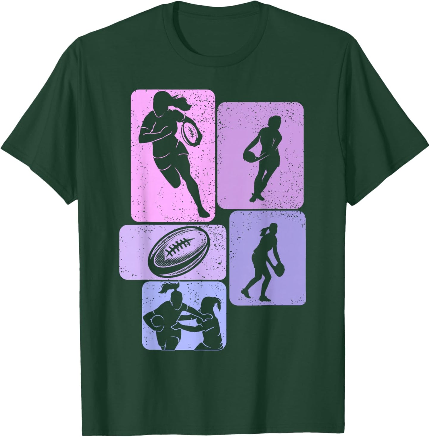 Rugby Girl Women's , Black, S T-Shirt - T-Shirt | Forest
