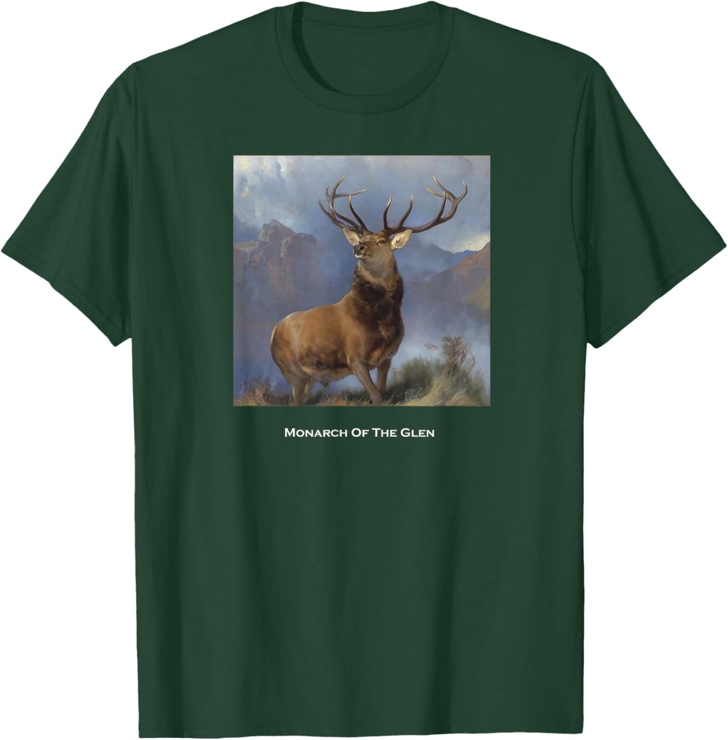 Monarch of The Glen Painting by Landseer T-Shirt - T-Shirt | Forest