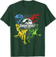 Kids Jurassic World Primary Color Raptors & T-Rex T-Shirt - T-Shirt | Forest