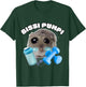 Bissi Pumpi Funny Sad Hamster Cute Hamstie , black T-Shirt - T-Shirt | Forest