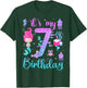 Mermaid Birthday Girls 7 Years Old Its My 7th Bday Mermaid T-Shirt - T-Shirt | Forest