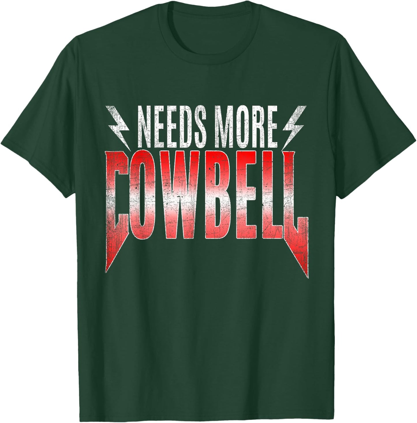 80's Heavy Metal - Needs More Cowbell Shirt T-Shirt - T-Shirt | Forest