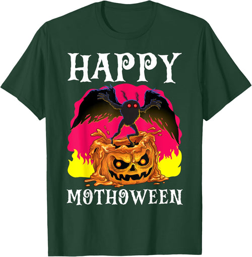 Happy Mothoween Halloween Mothman Folklore Creepy Cryptid
