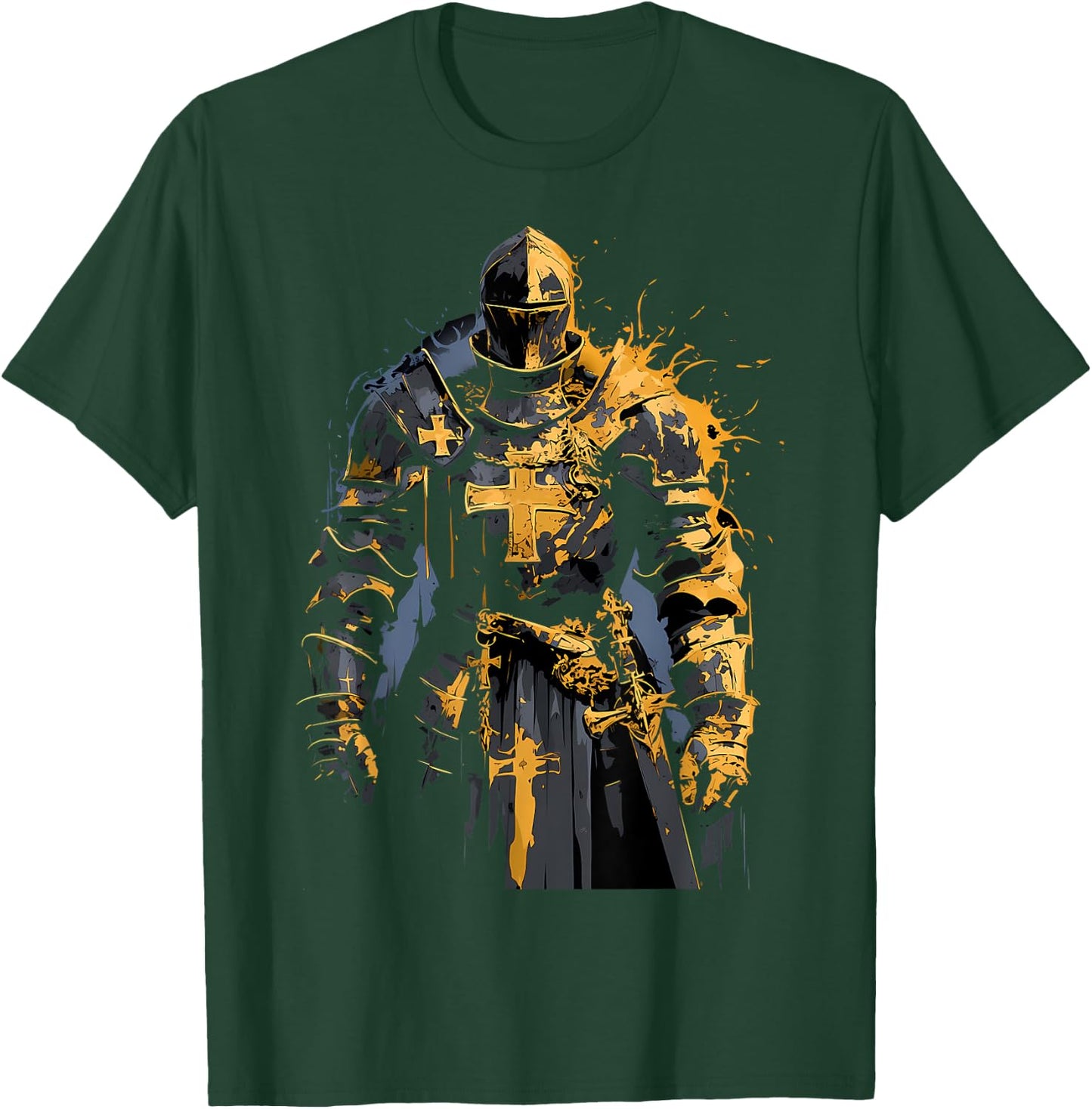 Hospitaller knight Medieval knight Templar knight T-Shirt - T-Shirt | Forest