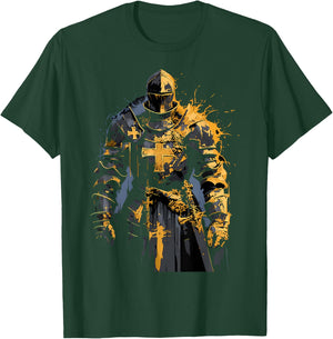 Hospitaller knight Medieval knight Templar knight T-Shirt - T-Shirt | Forest