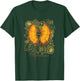 Jurassic World Dominion Floral Dilophosaurus Line Art Retro T-Shirt - T-Shirt | Forest