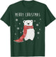Cute Polar Bear Scarf Merry Christmas Xmas Holidays Gift T-Shirt - T-Shirt | Forest