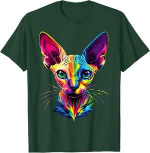 Sphynx Cat Sphynx Cat Canadian Cat Sweet Cats Sphynx , Black, S T-Shirt - T-Shirt | Forest