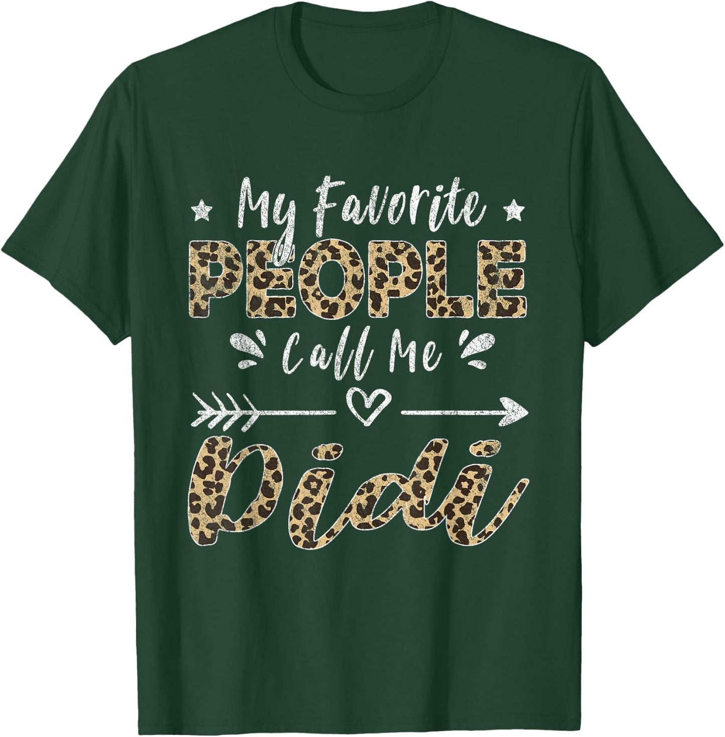 My Favorite People Call Me Didi Leopard T-Shirt - T-Shirt | Forest