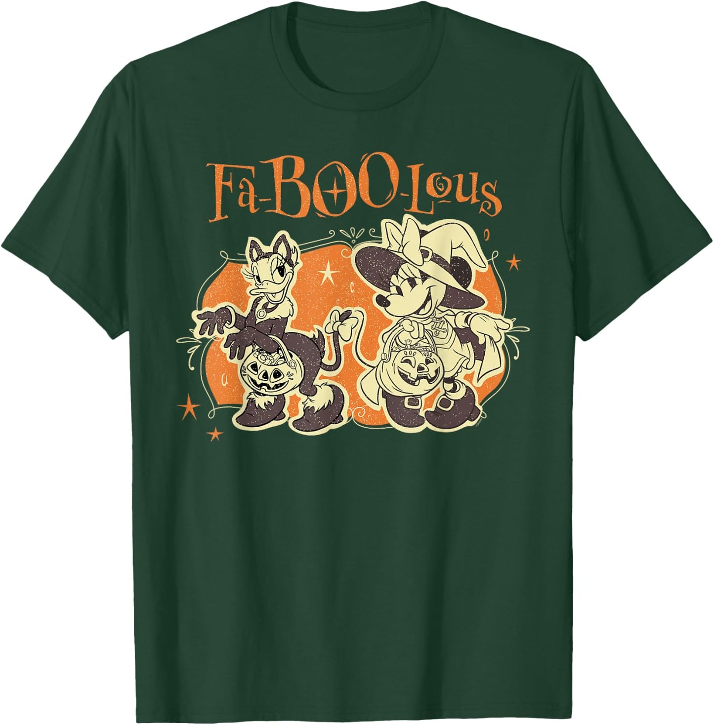 Disney Minnie Mouse & Daisy Duck FA-Boo-lous Halloween BFFs T-Shirt - T-Shirt | Forest